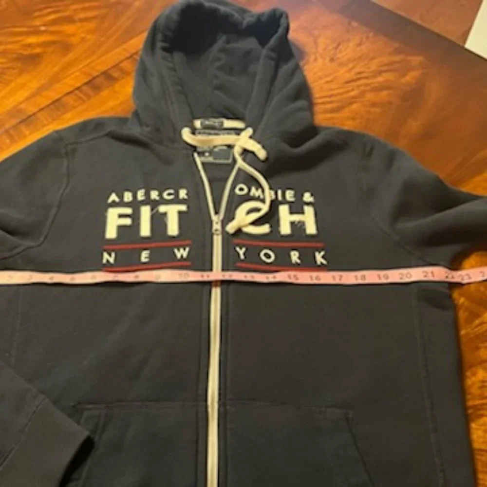 Abercrombie Men's Muscle Fit Full Zip Hoodie -M - Picture 10 of 15